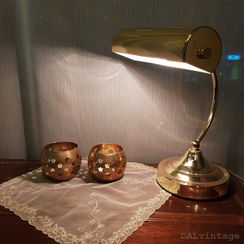 30. Brass lamp