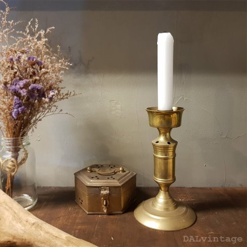 51. Brass long candle holder